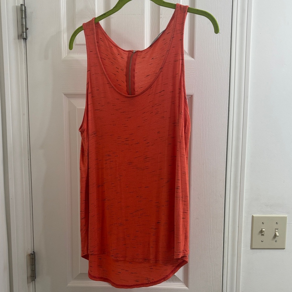 Women's Sleeveless Orange Top Olivia moon brand size medium